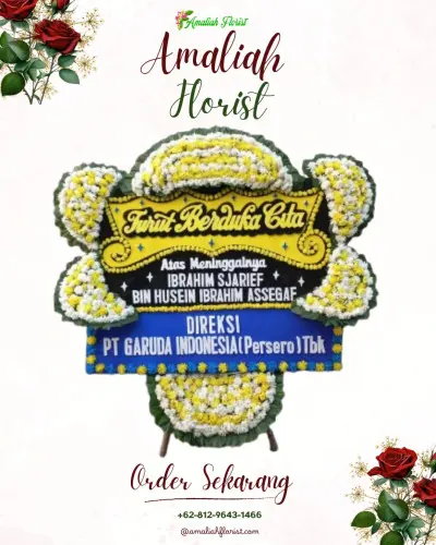 Papan Bunga Duka di Cihideunghilir